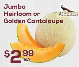 DeCicco & Sons Jumbo Heirloom or Golden Cantaloupe offer