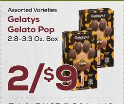 DeCicco & Sons Gelatys Gelato Pop offer