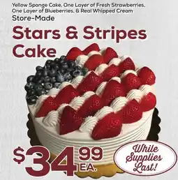 DeCicco & Sons Stars & Stripes Cake offer