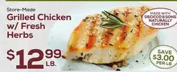 DeCicco & Sons Grilled Chicken w/Fresh Herbs offer