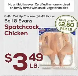 DeCicco & Sons Bell & Evans Spatchcock Chicken offer