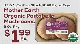 DeCicco & Sons Mother Earth Organic Portabella Mushrooms offer