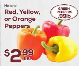 DeCicco & Sons Holland Red, Yellow, or Orange Peppers offer