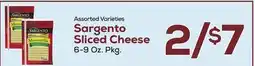 DeCicco & Sons Sargento Sliced Cheese offer