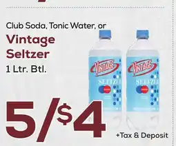 DeCicco & Sons Vintage Seltzer offer