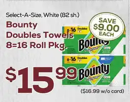 DeCicco & Sons Bounty Doubles Towels offer