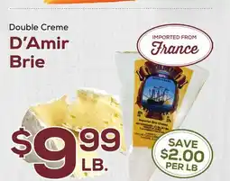 DeCicco & Sons Double Creme D'Amir Brie offer