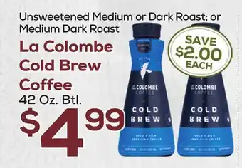 DeCicco & Sons La Colombe Cold Brew Coffee offer