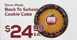 DeCicco & Sons Back To School Cookie Cake offer