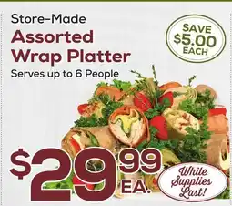 DeCicco & Sons Assorted Wrap Platter offer