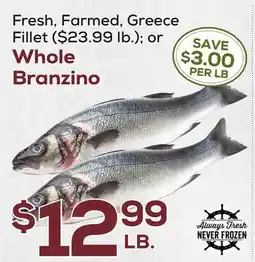 DeCicco & Sons Whole Branzino offer