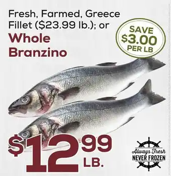 DeCicco & Sons Whole Branzino offer