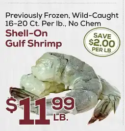 DeCicco & Sons Shell-On Gulf Shrimp offer