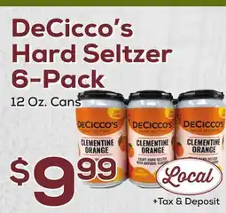 DeCicco & Sons DeCicco's Hard Seltzer 6-Pack offer