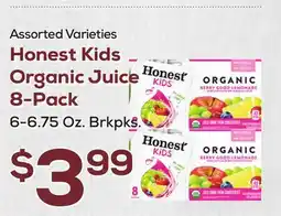 DeCicco & Sons Honest Kids Organic Juice 8-Pack offer