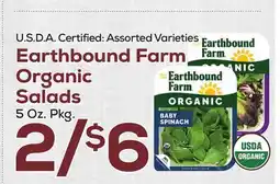 DeCicco & Sons Earthbound Farm Organic Salads offer