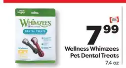 Weis Markets Wellness Whimzees Pet Dental Treats offer