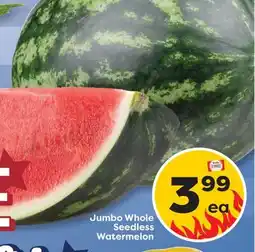 Weis Markets Jumbo Whole Seedless Watermelon offer
