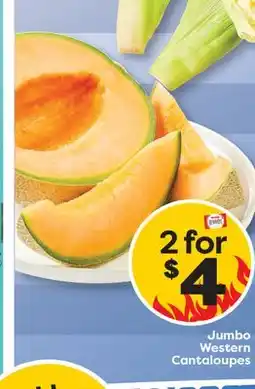 Weis Markets Jumbo Western Cantaloupes offer