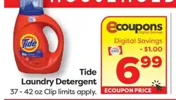 Weis Markets Tide Laundry Detergent offer