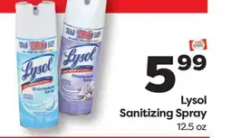Weis Markets Lysol Sanitizing Spray offer