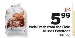 Weis Markets Weis Fresh from the Field Russet Potatoes offer