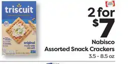 Weis Markets Nabisco Assorted Snack Crackers offer