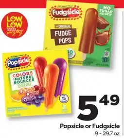Weis Markets Popsicle or Fudgsicle offer