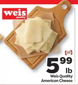 Weis Markets Weis Quality American Cheese offer