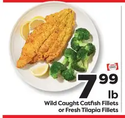 Weis Markets Wild Caught Catfish Fillets or Fresh Tilapia Fillets offer