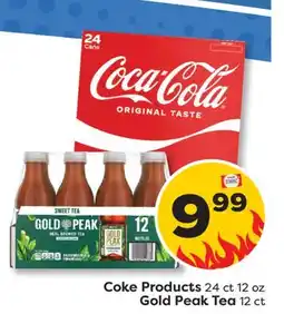 Weis Markets Coke Products 24 ct 12 oz Gold Peak Tea 12 ct offer