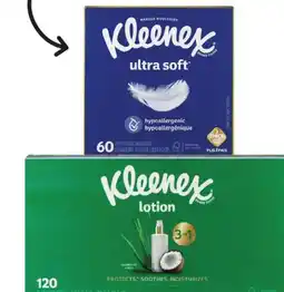 CVS Kleenex cubes 50-70 ct., rectangular boxes 120-160 ct. or ON the GO 3-6 pk offer