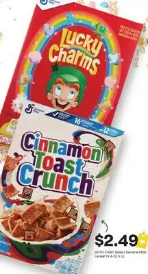 CVS Select General Mills cereal 10.4-12.5 oz offer