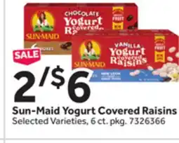 Stop&Shop Sun-Maid Yogurt Covered Raisins offer