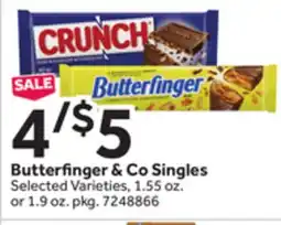 Stop&Shop Butterfinger & Co Singles offer