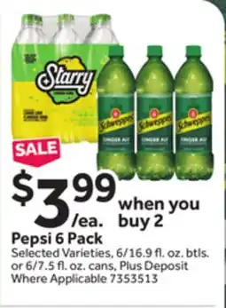 Stop&Shop Pepsi 6 Pack offer