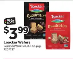 Stop&Shop Loacker Wafers offer