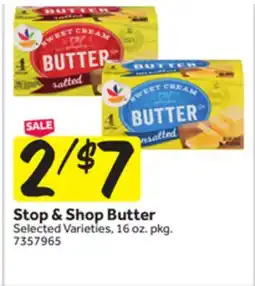 Stop&Shop Stop & Shop Butter offer