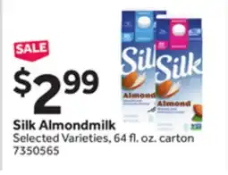 Stop&Shop Silk Almondmilk offer