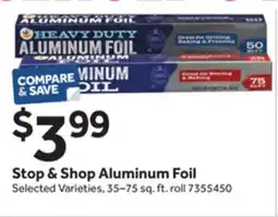 Stop&Shop Stop & Shop Aluminum Foil offer
