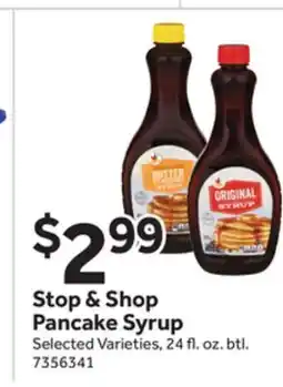 Stop&Shop Stop & Shop Pancake Syrup offer