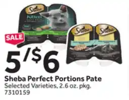 Stop&Shop Sheba Perfect Portions Pate offer