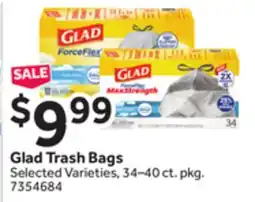 Stop&Shop Glad Trash Bags offer