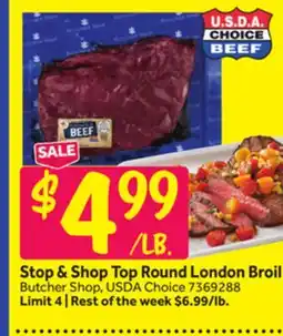 Stop&Shop Stop Shop Top Round London Broil offer