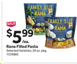 Stop&Shop Rana Filled Pasta offer