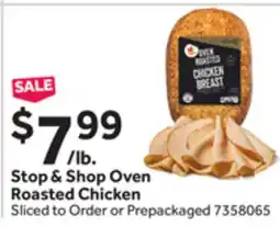 Stop&Shop Stop & Shop Oven Roasted Chicken offer
