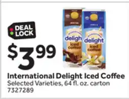 Stop&Shop International Delight Iced Coffee offer