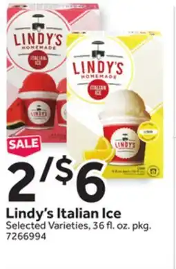 Stop&Shop Lindy's Italian Ice offer
