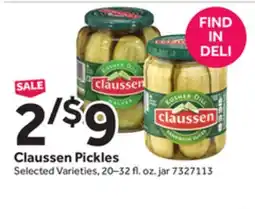 Stop&Shop Claussen Pickles offer