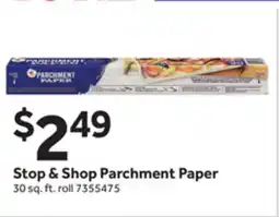 Stop&Shop Stop & Shop Parchment Paper offer